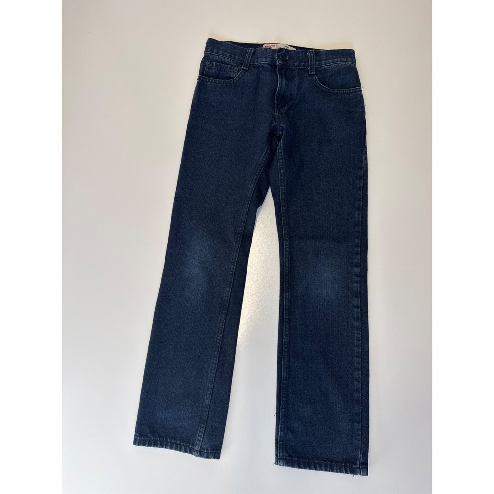 Levis 511 Slim Boys Jeans Dark Wash Indigo Size 12 Regular 26x26 6157-508 - Picture 2 of 9